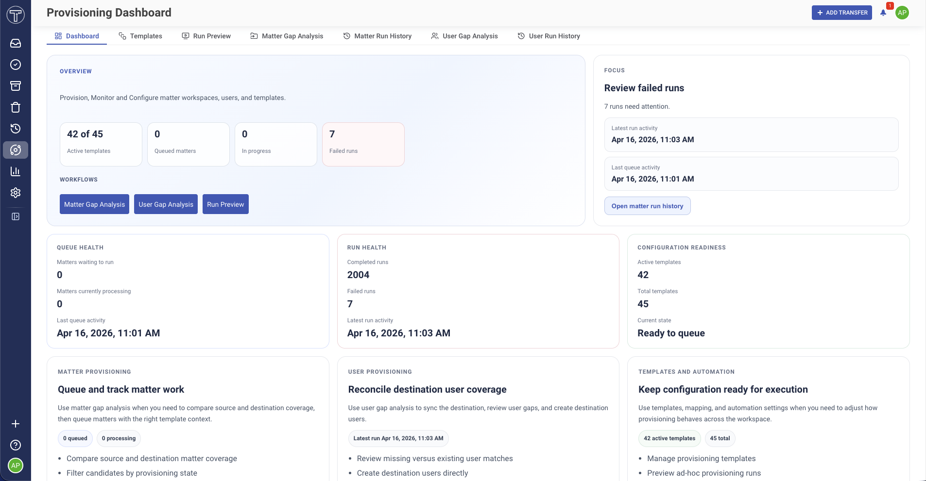 ProvisionHub Product Screenshot